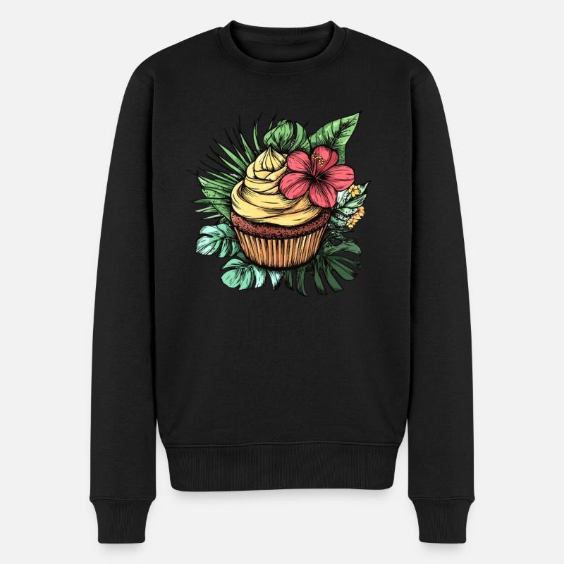 Tropical Cupcake - Pull Premium bio Homme - noir