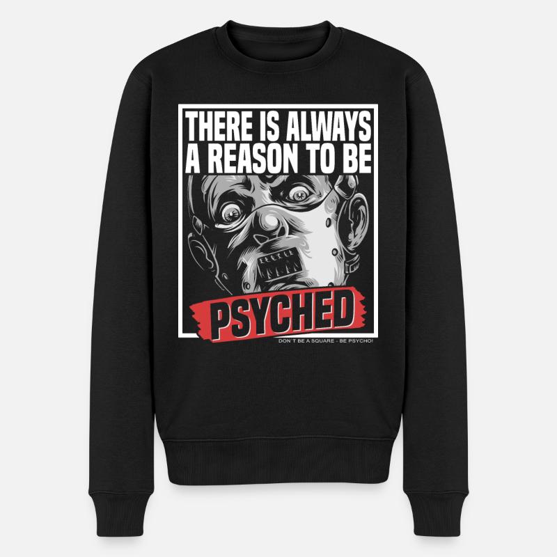 Be Psychopathe - Pull Premium bio Homme - noir
