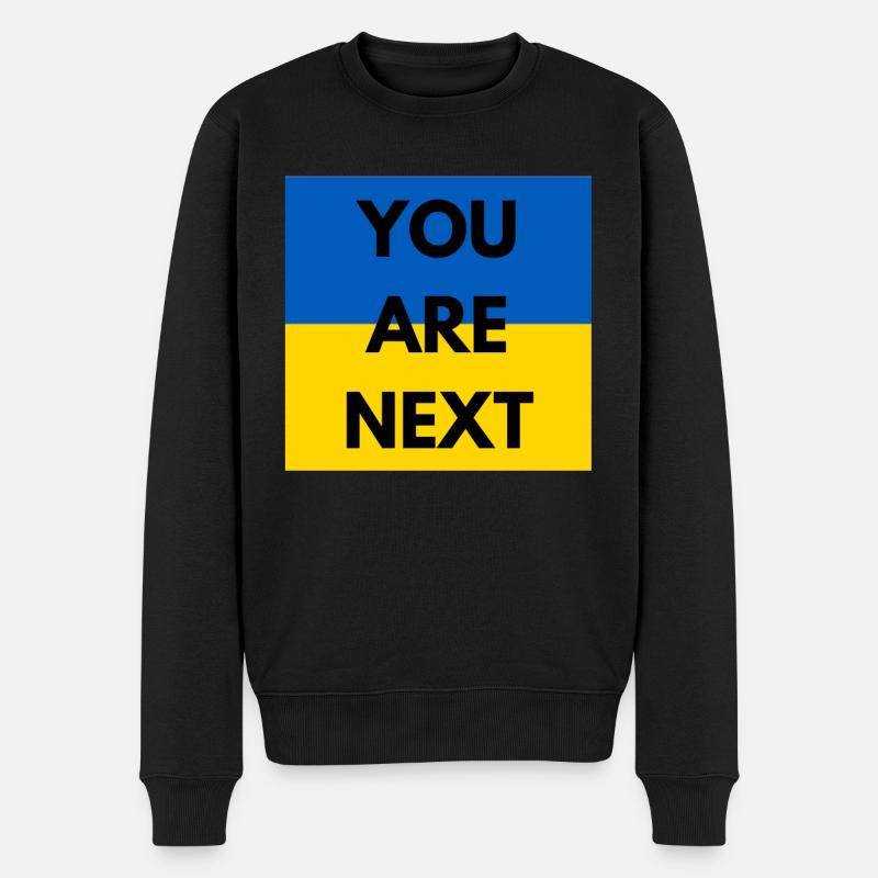 UKRAINE YOU ARE NEXT - Pull Premium bio Homme - noir