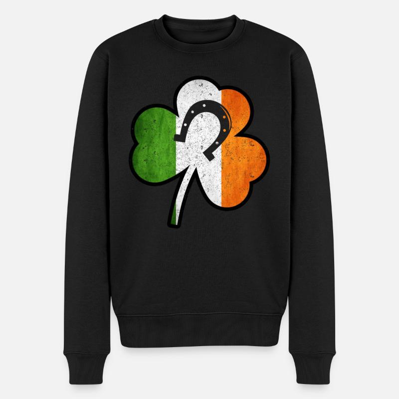 Fête de la Saint-Patrick - Pull Premium bio Homme - noir