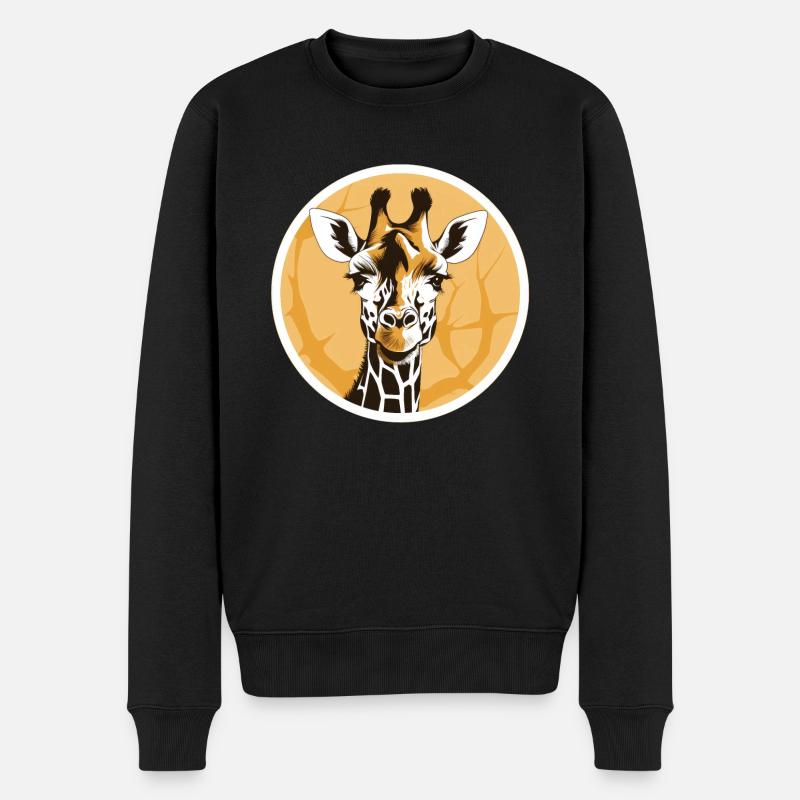 Girafe - Pull Premium bio Homme - noir