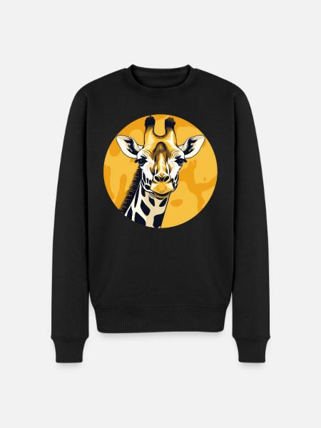 Giraffe - Men's Premium Organic Jumper - black