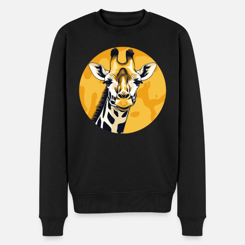 Girafe - Pull Premium bio Homme - noir