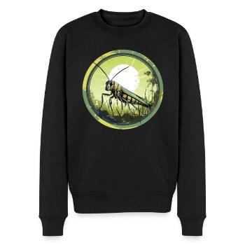 Grasshopper - Men's Premium Organic Jumper - black - Front - Nico (187cm)