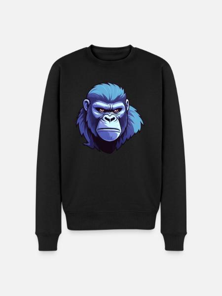 Gorilla monkey - Men's Premium Organic Jumper - black