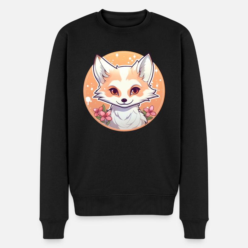 Fox Anime - Pull Premium bio Homme - noir