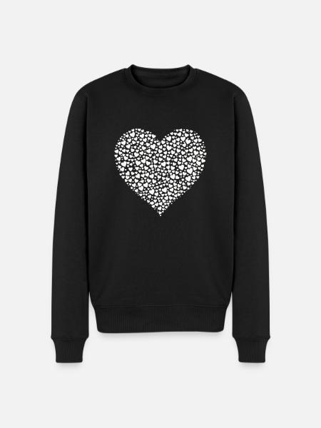 Cœur - Pull Premium bio Homme - noir