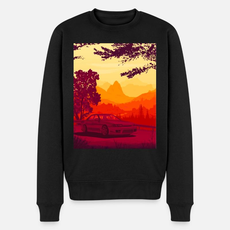 JDM Touge (R32) - Pull Premium bio Homme - noir