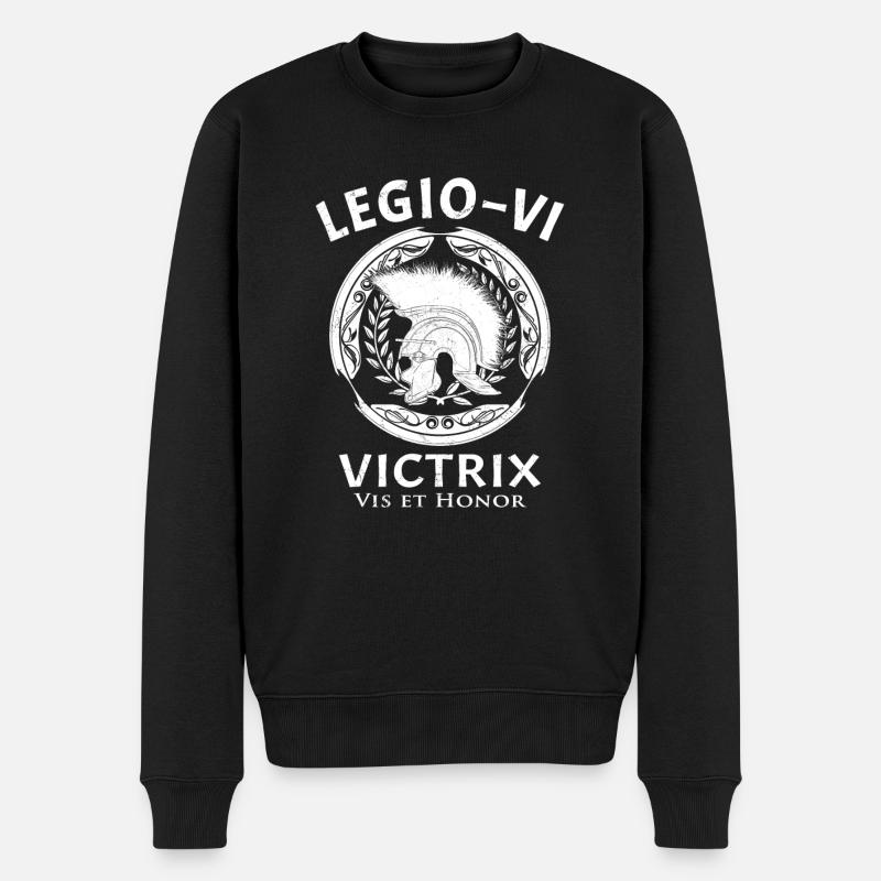 Legio VI Victrix - Pull Premium bio Homme - noir