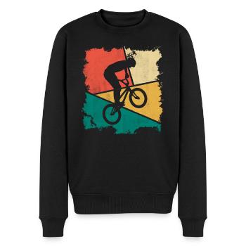 BMX Bike Tricks Cycliste Cascade BMX - Pull Premium bio Homme - noir - Devant - Nico (187cm)