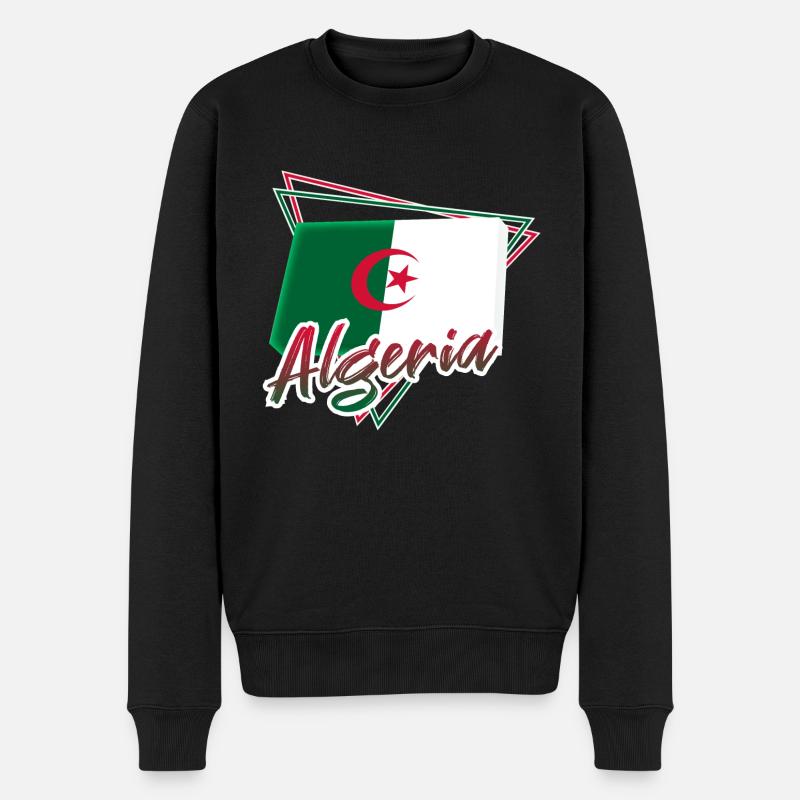 Algérie - Pull Premium bio Homme - noir