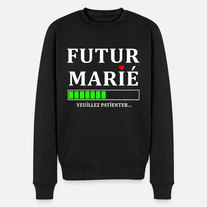 futur marié - Pull Premium bio Homme - noir