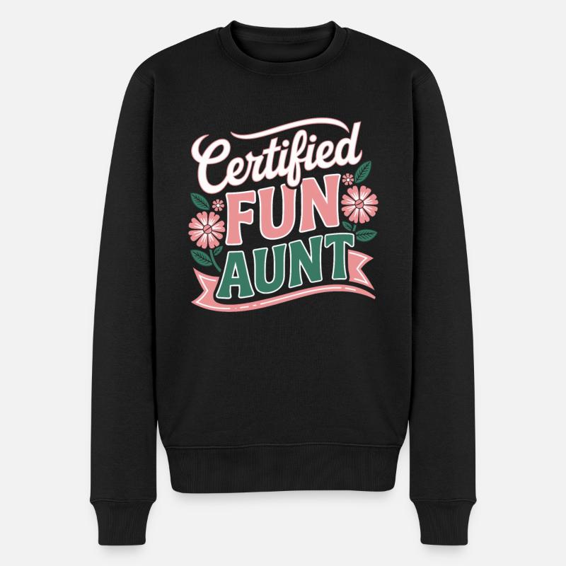 Tante - Pull Premium bio Homme - noir