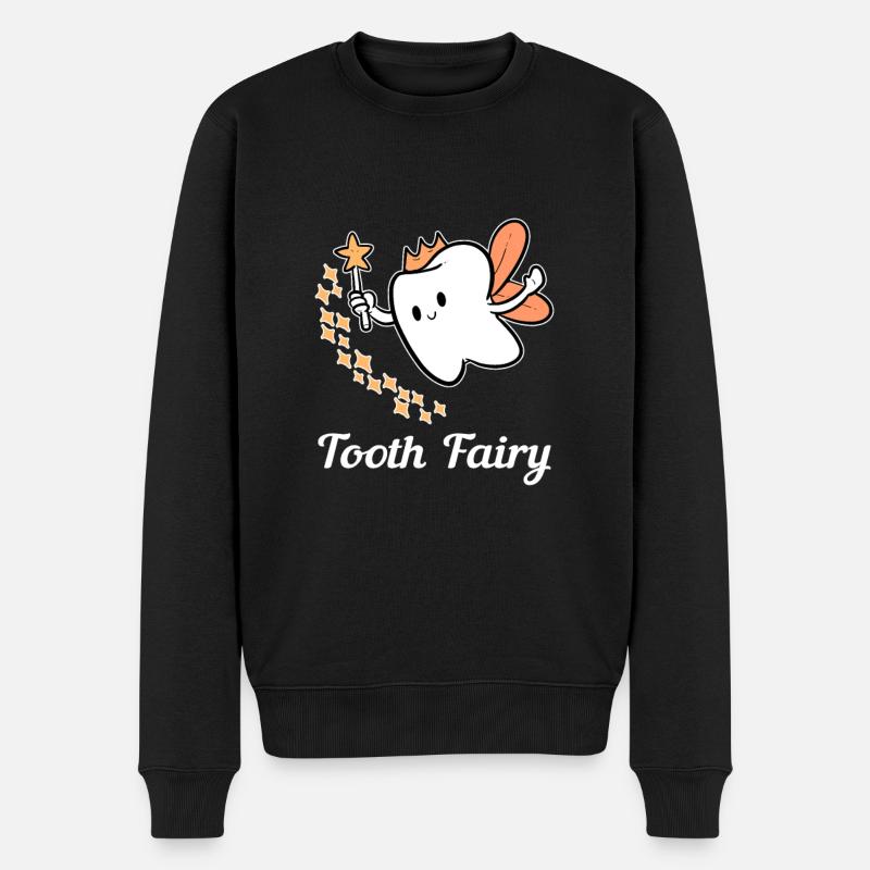 Fée dentiste Dentiste Cadeau - Pull Premium bio Homme - noir