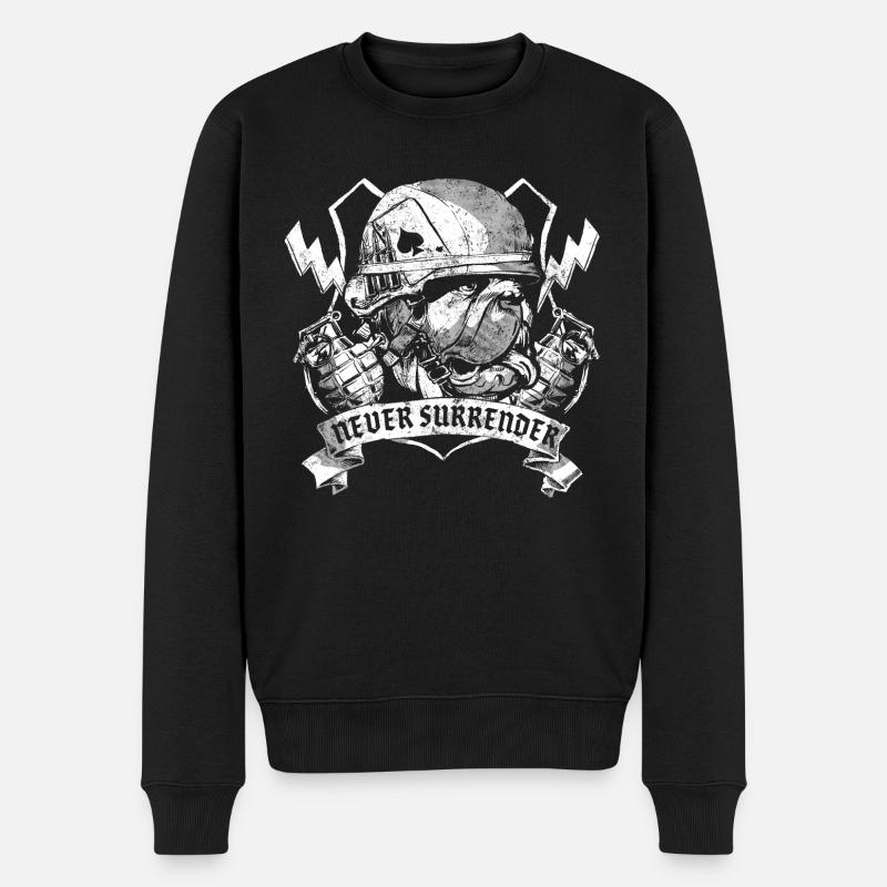 Vieux bouledogue anglais - Pull Premium bio Homme - noir