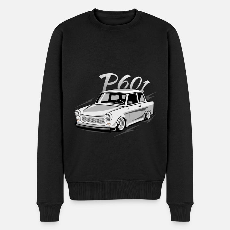  P601 - Zweitakt DDR - Männer Premium Bio Pullover - Schwarz