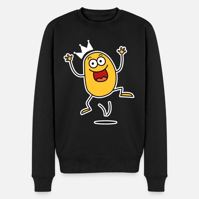 j ai la patate - Pull Premium bio Homme - noir