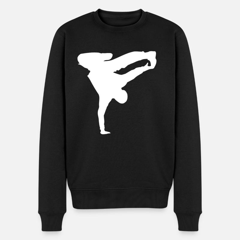 Breakdance Dancing Dancer Gift Idea - Men's Premium Organic Jumper - black