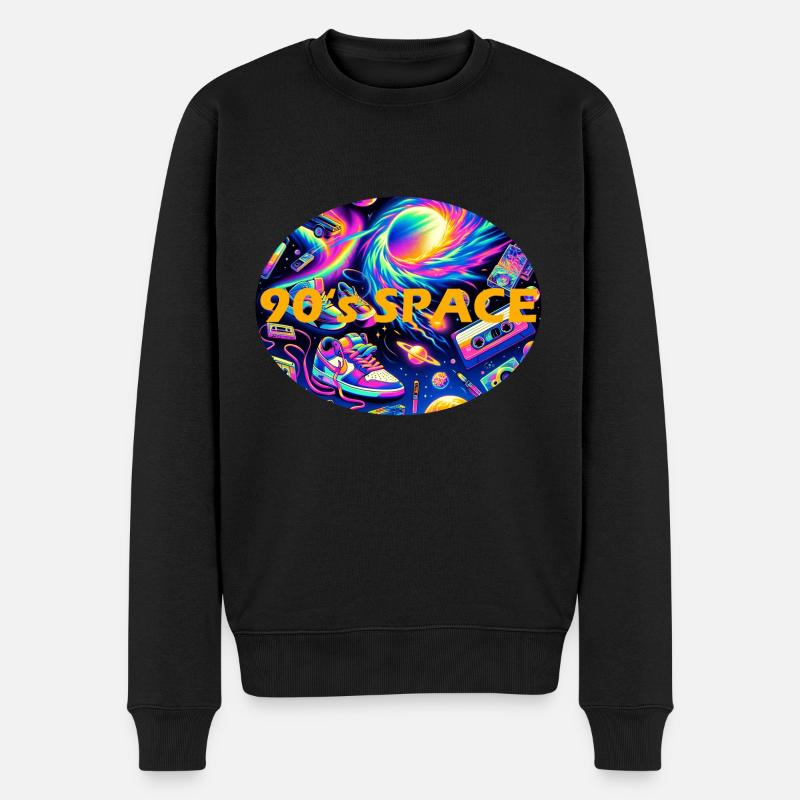 Espace des années 90 - Pull Premium bio Homme - noir