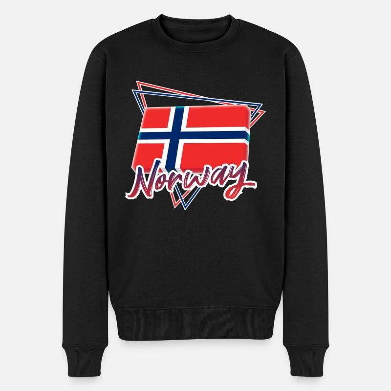 Norvège - Pull Premium bio Homme - noir