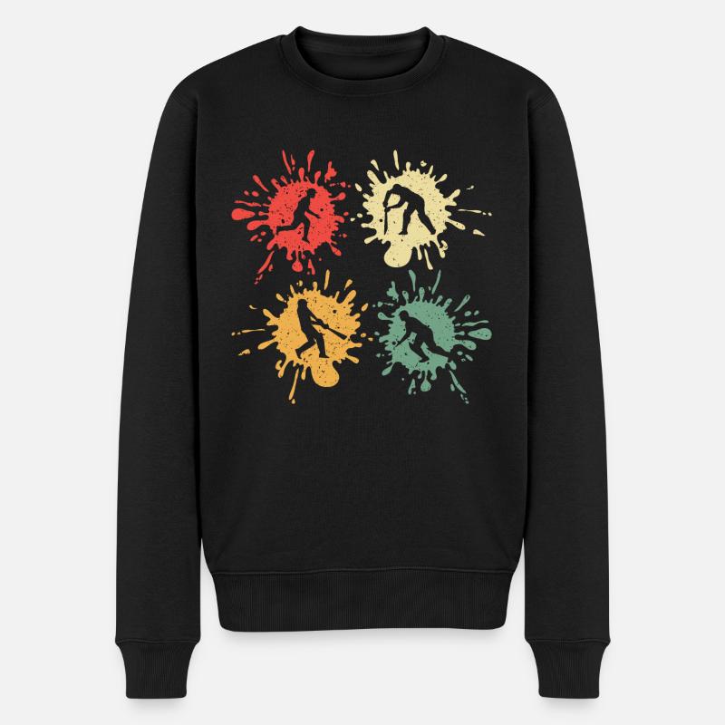 Cricket jeu de cricket cadeau - Pull Premium bio Homme - noir