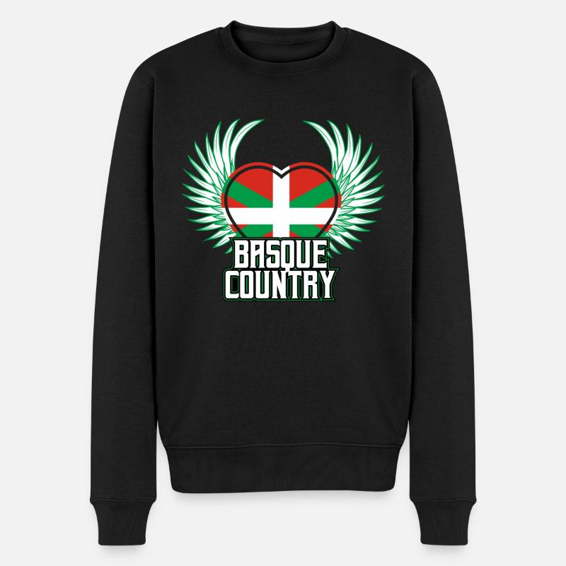 Pays basque - Pull Premium bio Homme - noir
