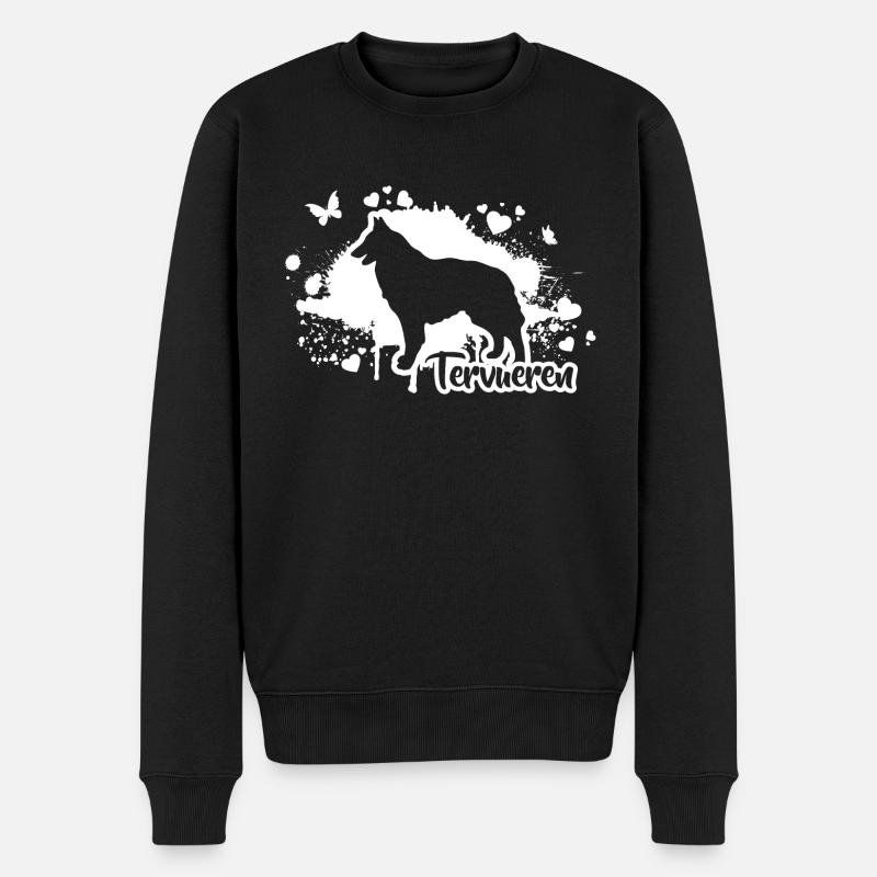 TERVUEREN Hunde Hund Hundesport Wilsigns - Männer Premium Bio Pullover - Schwarz