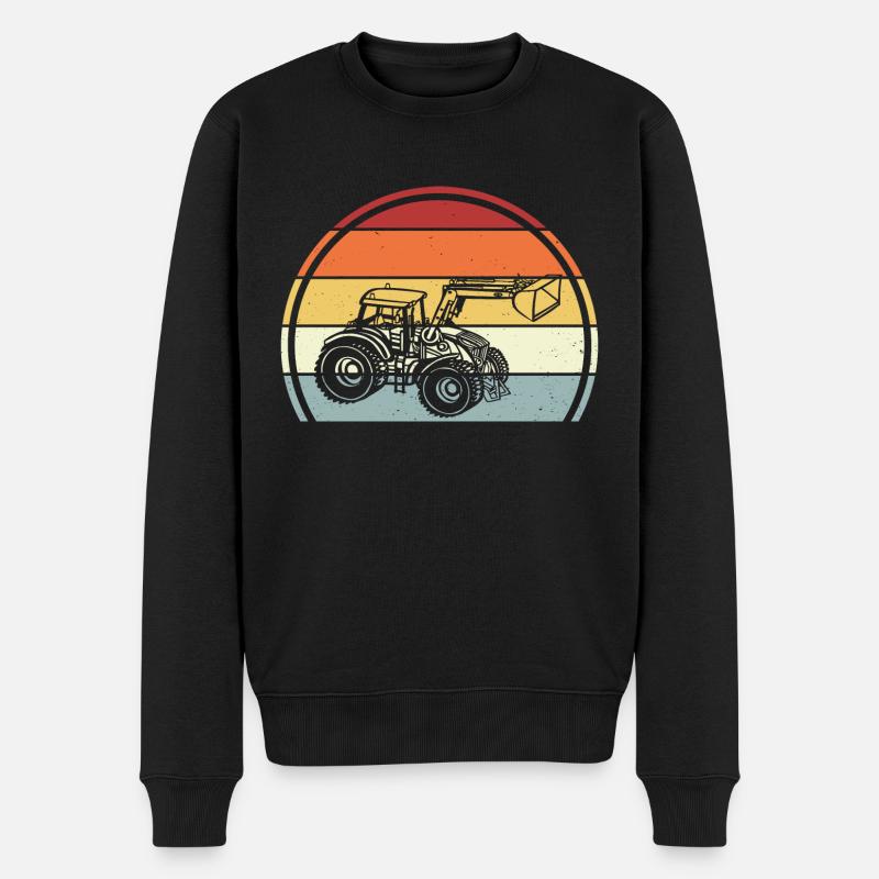 Tracteur - Pull Premium bio Homme - noir