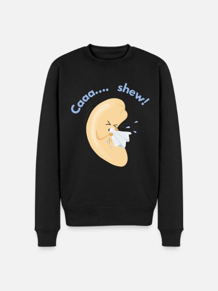 Caaa... shew! - Men's Premium Organic Jumper - black