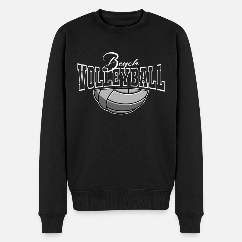 Beach-volley - Pull Premium bio Homme - noir