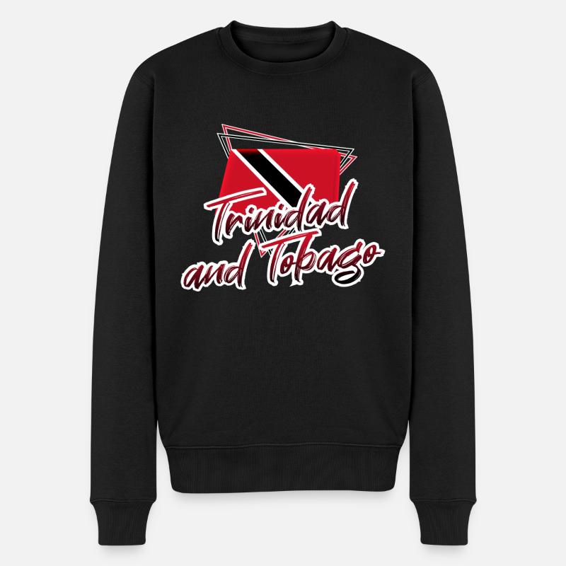 Trinidad og Tobago - Økologisk premium-sweatshirt til mænd - sort