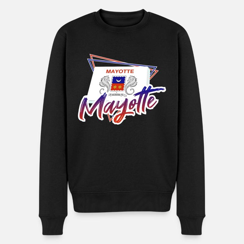 Mayotte - Pull Premium bio Homme - noir