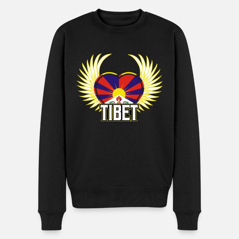 Tibet - Pull Premium bio Homme - noir