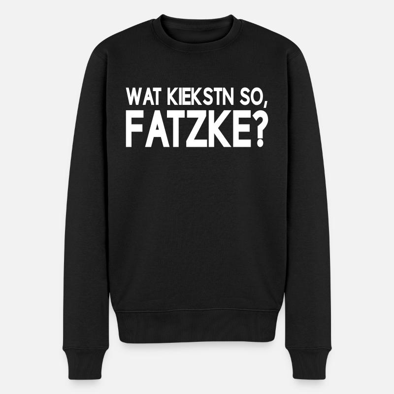Wat kiekstn so fatzke Berlin Berlin - Pull Premium bio Homme - noir