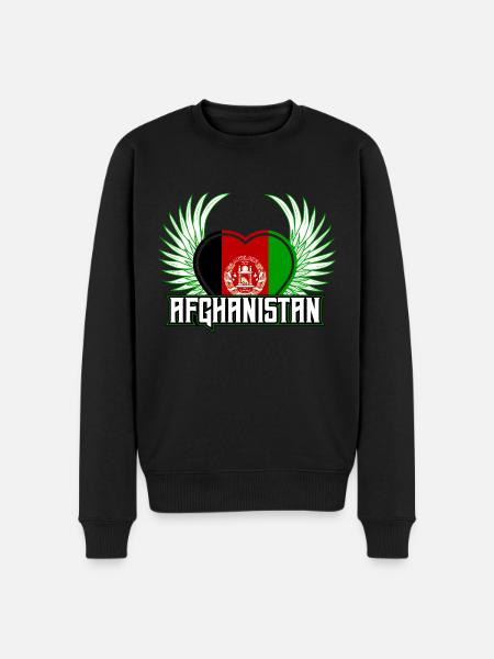 Afghanistan - Men's Premium Organic Jumper - black