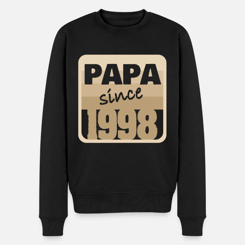 Année 1998 - Pull Premium bio Homme - noir