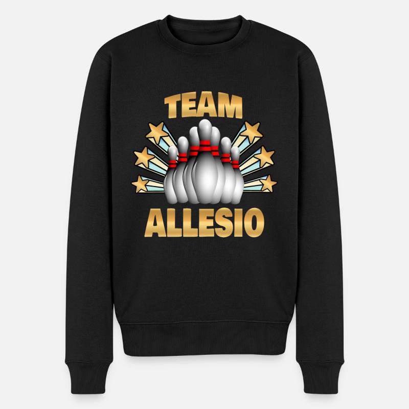 Bowling Allesio - Pull Premium bio Homme - noir