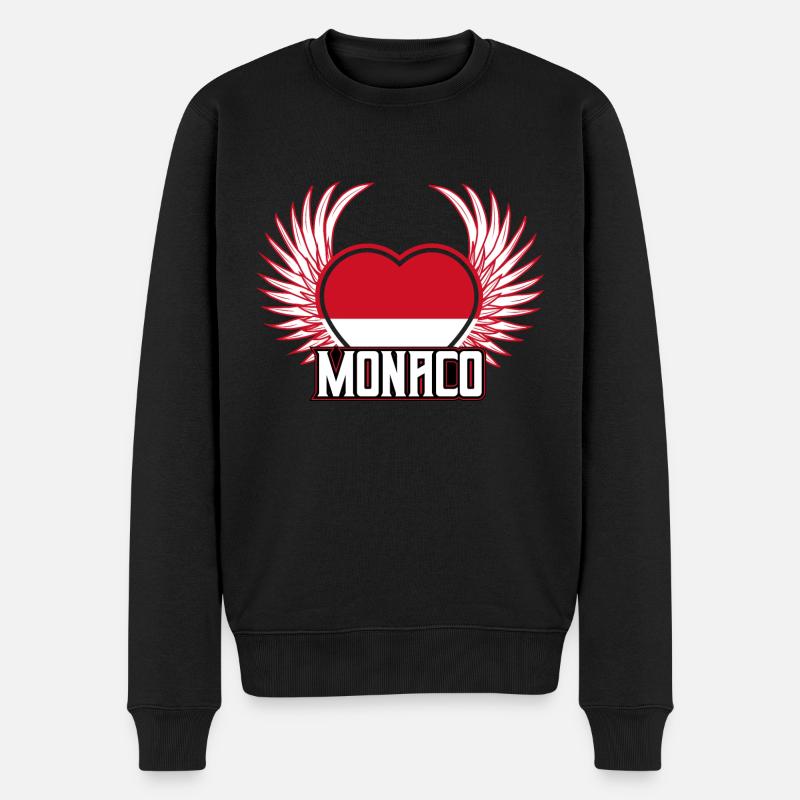 Monaco - Pull Premium bio Homme - noir