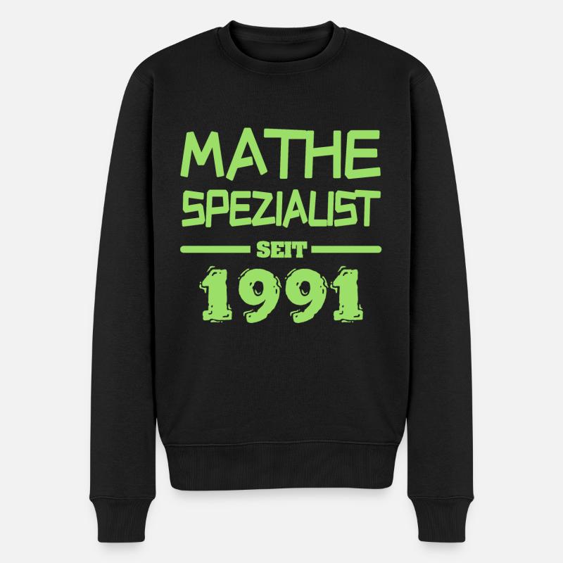 91er - Männer Premium Bio Pullover - Schwarz