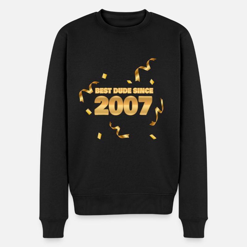 Année 2007 - Pull Premium bio Homme - noir