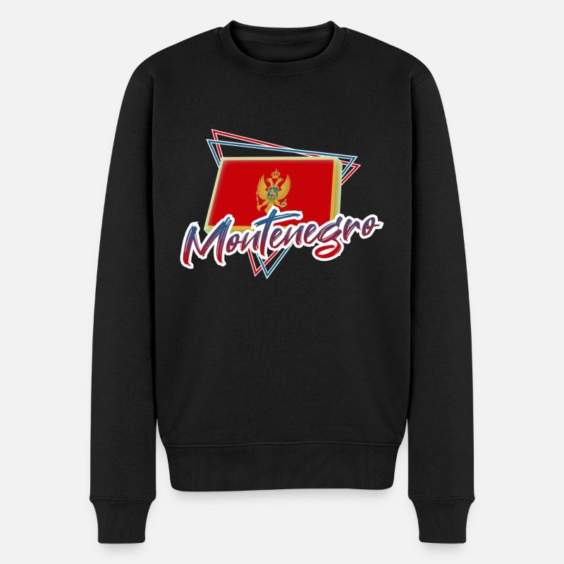 Monténégro - Pull Premium bio Homme - noir