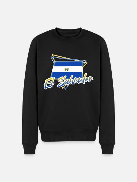 El Salvador - Men's Premium Organic Jumper - black