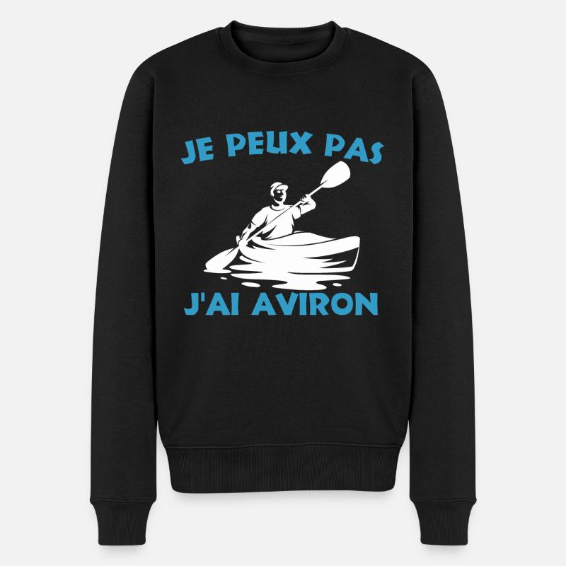 Je Peux Pas J'ai Aviron avironneur Rameur fans - Pull Premium bio Homme - noir