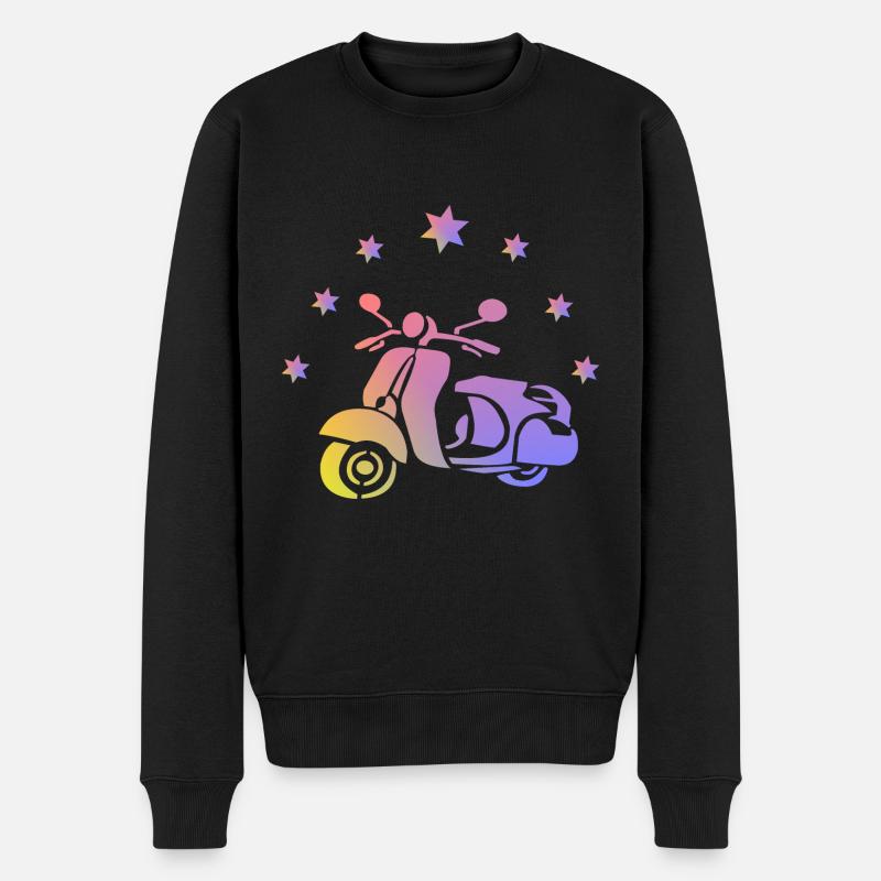 Scooter rétro - Pull Premium bio Homme - noir
