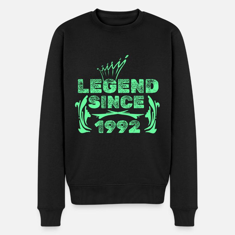 Idée cadeau 1992 - Pull Premium bio Homme - noir