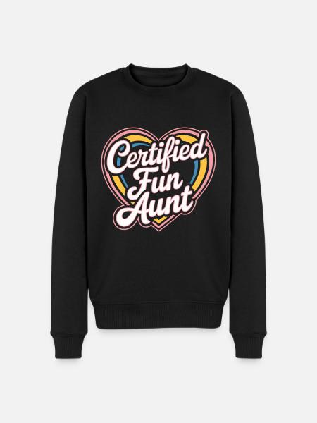 Aunt - Men's Premium Organic Jumper - black