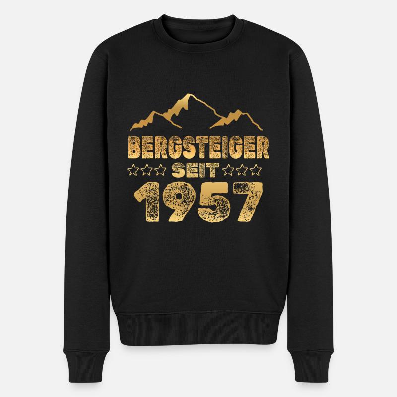 in 1957 - Männer Premium Bio Pullover - Schwarz