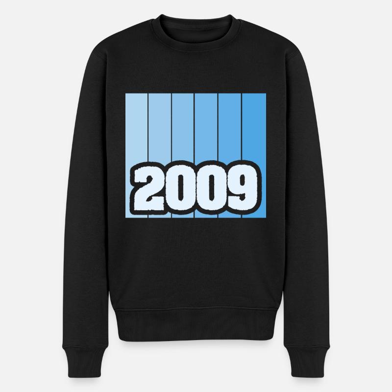 2009 2009 - Männer Premium Bio Pullover - Schwarz
