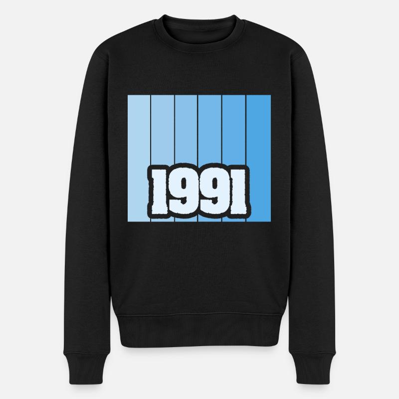 Année 1991 - Pull Premium bio Homme - noir