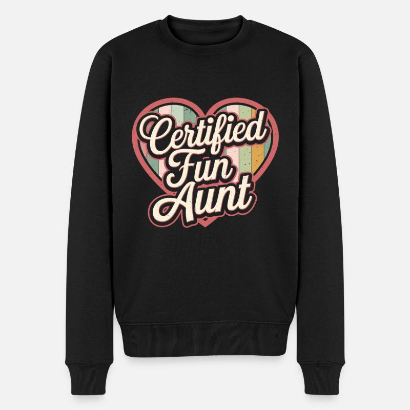 Tante - Pull Premium bio Homme - noir